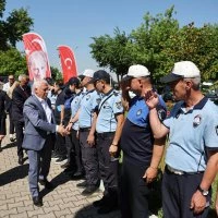 Başkan Bozbey, Büyükşehir ailesiyle bayramlaştı