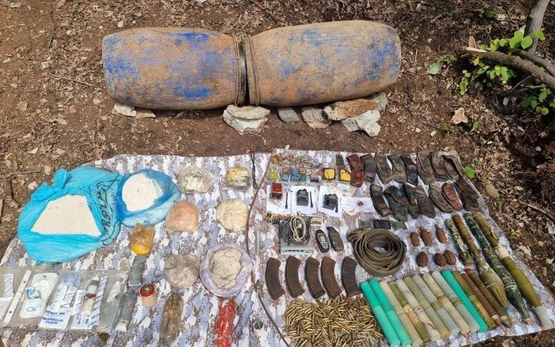 Amanoslar’da Tespit Edilen Depoda PKK Terör Örgütüne Ait Çok Miktarda Patlayıcı Madde İle Mühimmat Ele Geçirildi