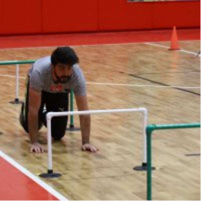 Alev savaşçısı olmak için ter döktüler
