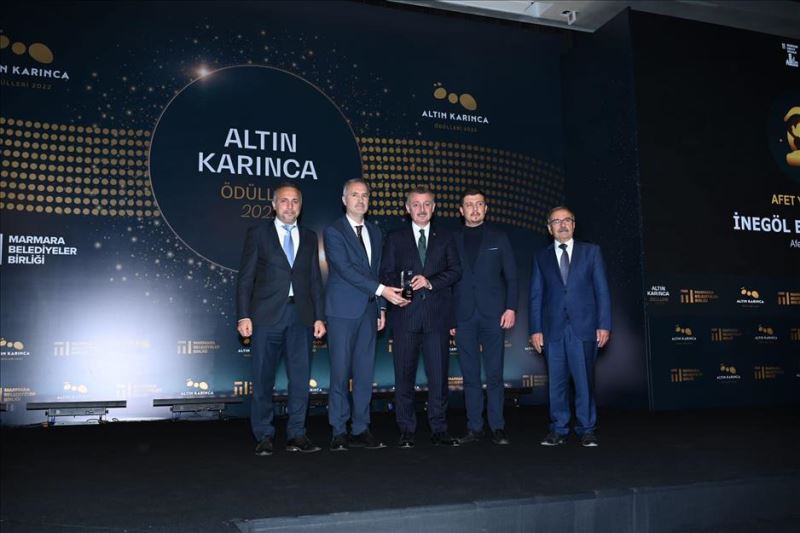 İnegöl Belediyesi, Afet Çantası Uygulamasıyla Bir Ödül Daha Aldı