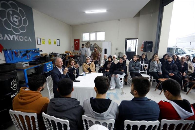 Başkan Taban Üniversite Öğrencileriyle Buluştu