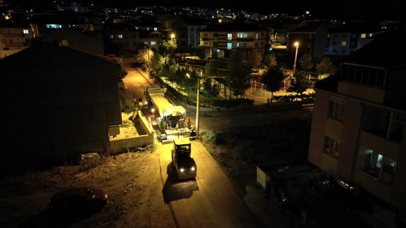 Yeni Mahallede 27 Sokakta Sathi Kaplama Çalışması Başladı