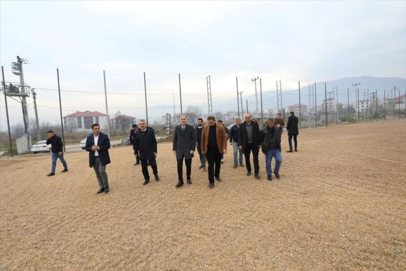 Başkan Taban’dan Yeni Saha Müjdesi