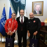 Başkan Aktaş, özel şampiyonları ağırladı