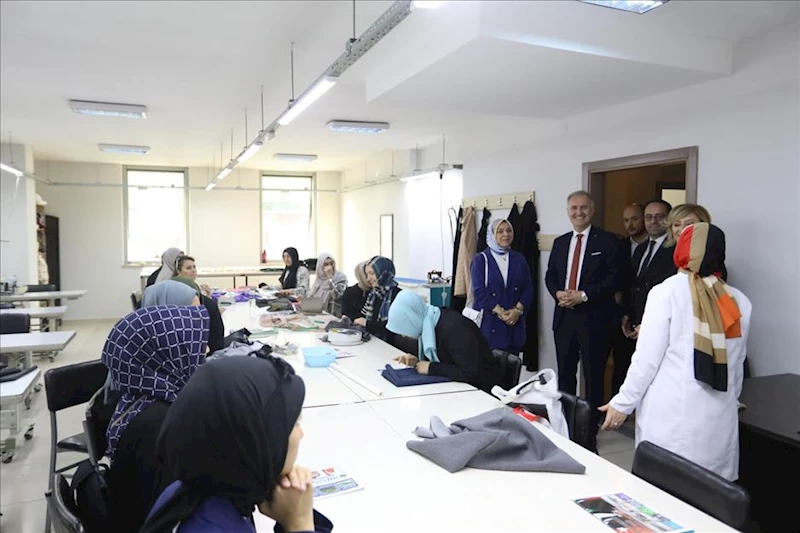 Başkan Taban’dan İnesmek Kursiyerlerine Ziyaret