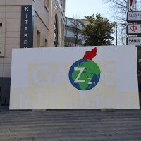 Boya fırçalarıyla Gazze