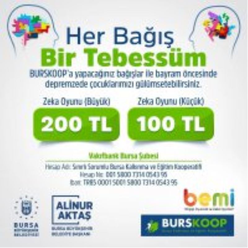 Depremzede çocuklara bayramlık bağışı