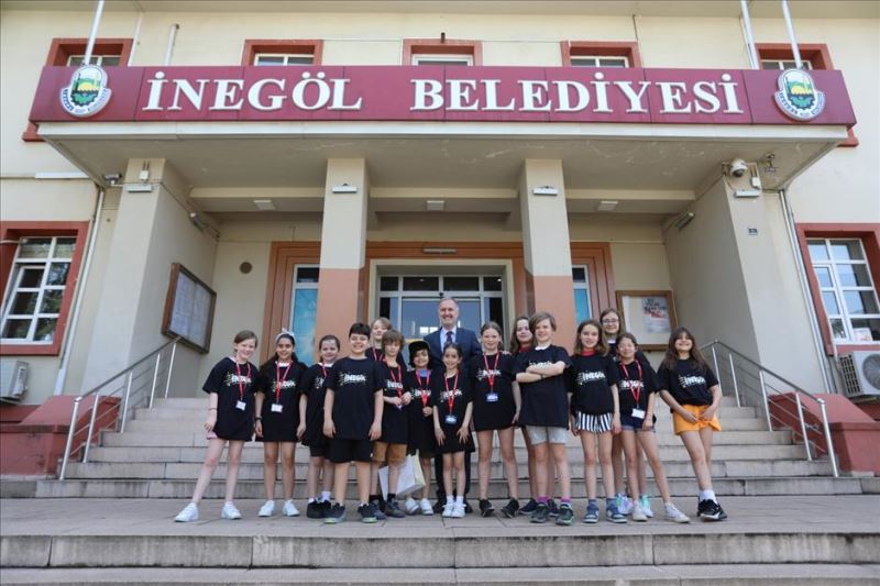 Başkan Taban İngiltere’den Gelen Öğrencileri Misafir Etti