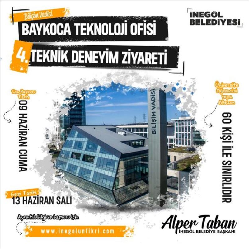 Bilişim Vadisi Baykoca Ofisine 4. Teknik Deneyim Ziyareti Kayıtları Başladı