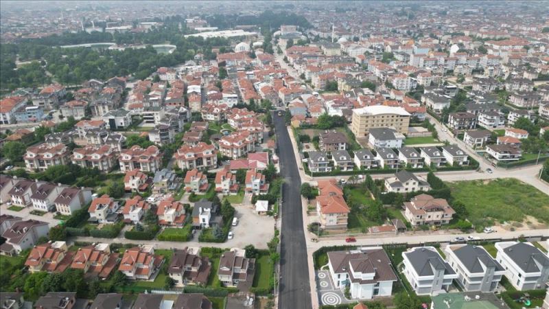 Park Caddesinin Asfaltı Yenileniyor