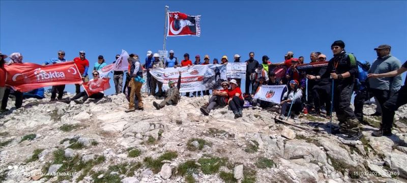 15 Temmuz Şehitleri Uludağ’ın Zirvesinde Anıldı