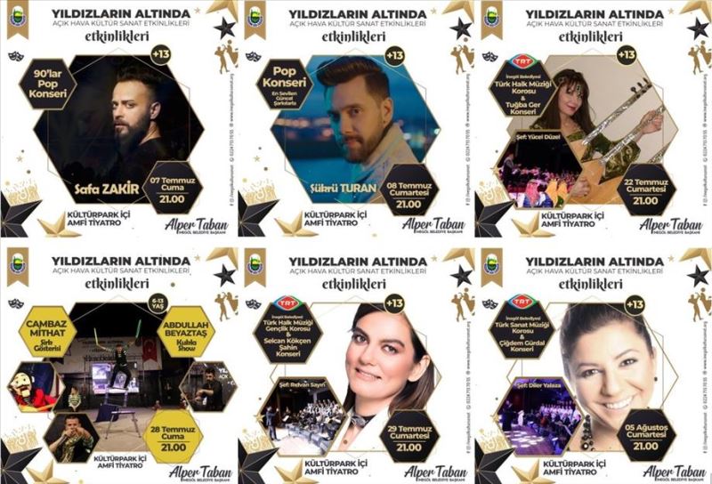 Açık Hava Kültür Sanat Etkinlikleri Başlıyor