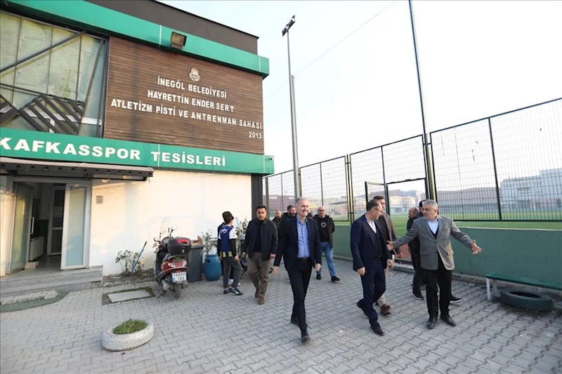 İnegöl’ün Spor Alt Yapısı Da Güçleniyor