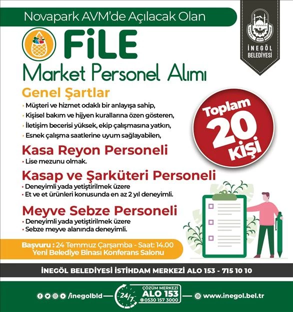 File Market 20 Personel Alacak