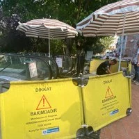 Balibey Han yanındaki yürüyen merdivenlerde çalışmalar sürüyor