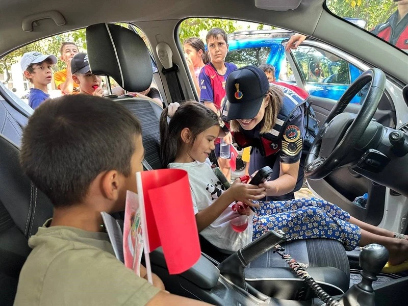 Çineli Minikler Jandarma İle Dolu Dolu Bir Gün Geçirdi